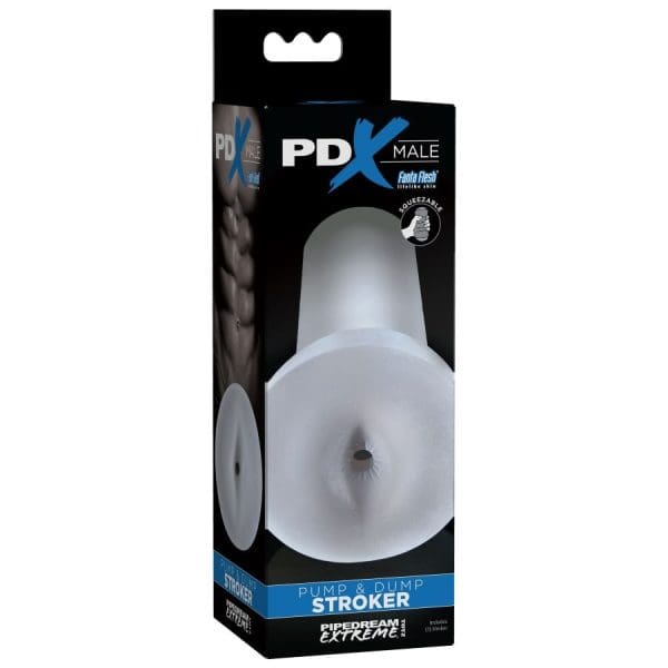 PDX MALE - PUMP AND DUMP STROKER - CLEAR 3